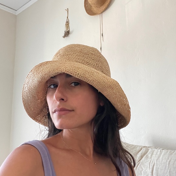 Rafia straw bucket hat - Picture 3 of 6